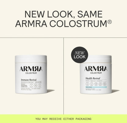 ARMRA ColostrumPowder IUnflavored| GutHealth & Bloating ISkin &Hair limmunity I Keto,Gluten & Fat-Free l120Servings